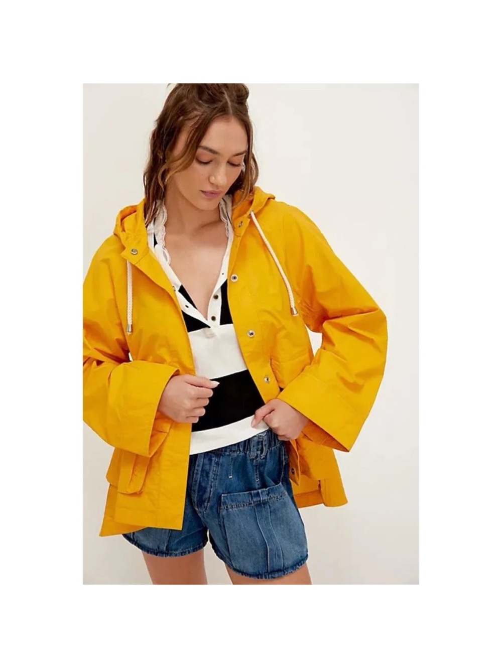 Free People We The Free Seafarer Raincoat-
